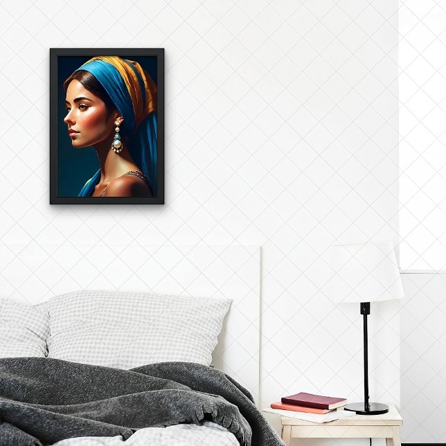 Pôster Retrato Clássico de Senhora Elegante | Vintage (Criador carregado)