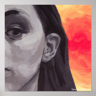 Poster Retrato colorido