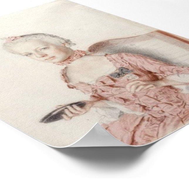 Poster Retrato da Arduquesa Maria Antonia, Áustria (Borda)