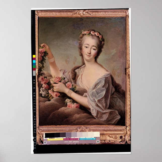 Poster Retrato da Condessa de Barry como Flora (Frente)