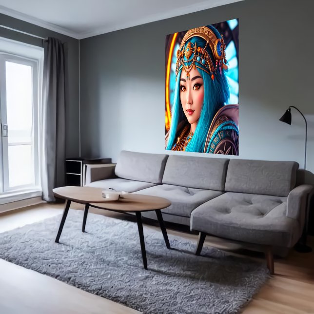 Poster Retrato da Deusa Inuit Pinga | Arte AI (Criador carregado)