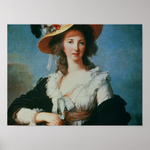 Pôster Retrato da duquesa de Polignac