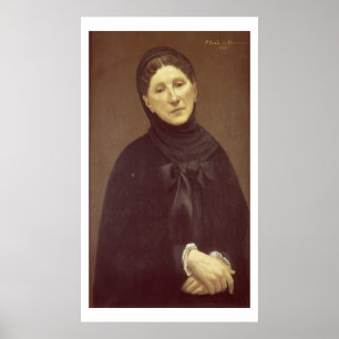 Poster Retrato da esposa do artista, senhora de Chavannes