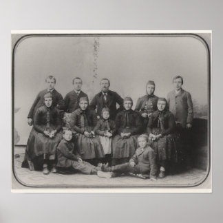 Poster Retrato da família imigrante