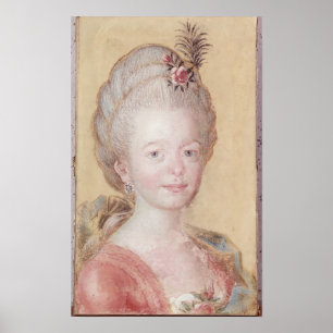 Pôster Retrato da filha de Carl Linnaeus