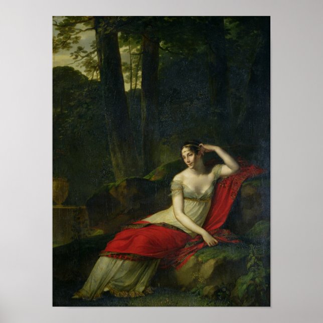 Pôster Retrato da Imperatriz Josephine , 1805 (Frente)