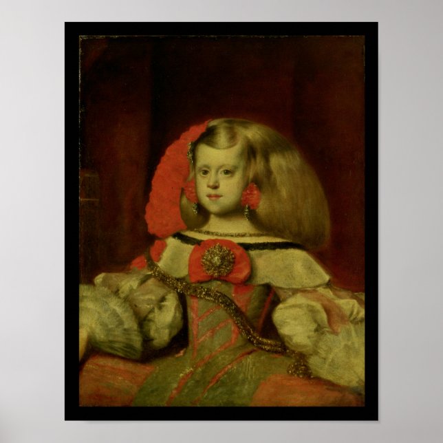 Pôster Retrato da Infanta Margarita (Frente)