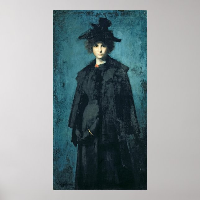 Poster Retrato da Madame Laura Leroux (Frente)