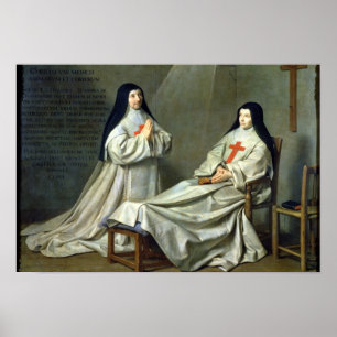 Poster Retrato da mãe Catherine-Agnes