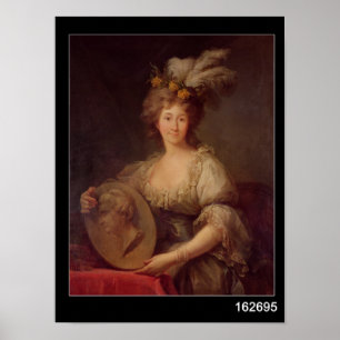Pôster Retrato da princesa de Anne Biron de Courland