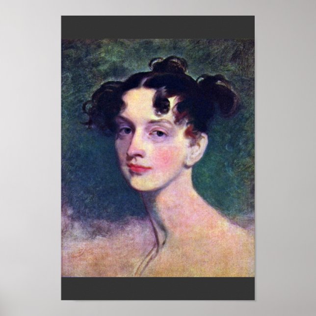 Poster Retrato Da Princesa Lieven Por Sir Thomas (Frente)