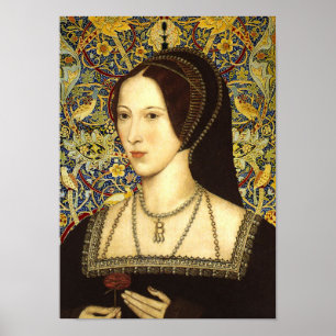 Pôster Retrato da rainha Anne Boleyn