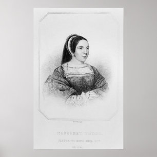 Poster Retrato da rainha de Margaret Tudor de Scotland