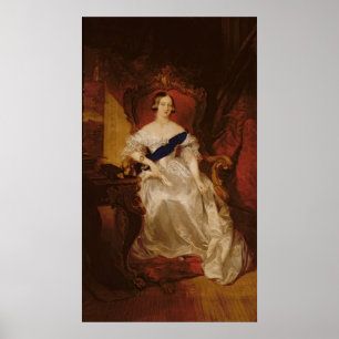 Poster Retrato da rainha Victoria