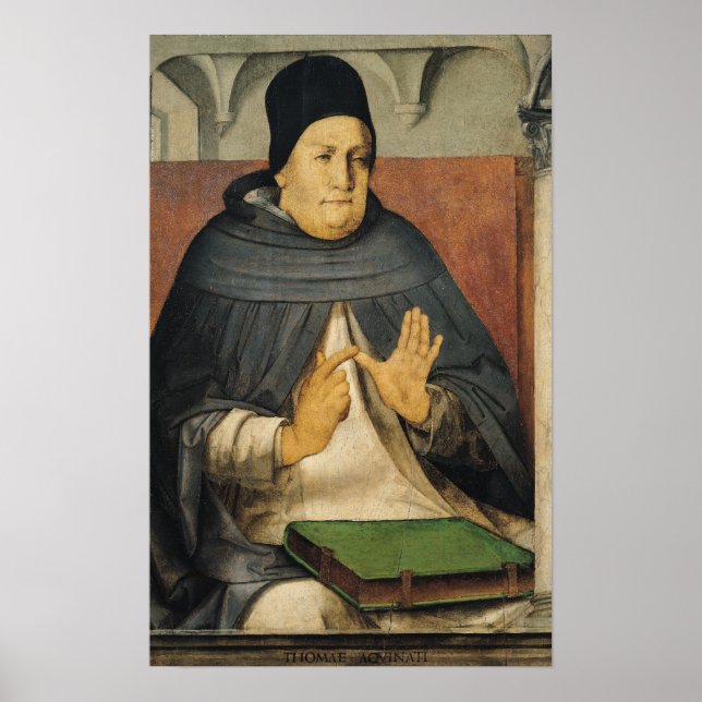 Pôster Retrato da Rua Thomas Aquinas c.1475 (Frente)