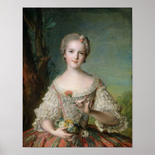 Poster Retrato da senhora Louise de France