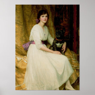 Pôster Retrato da senhorita Dorothy Dicksee