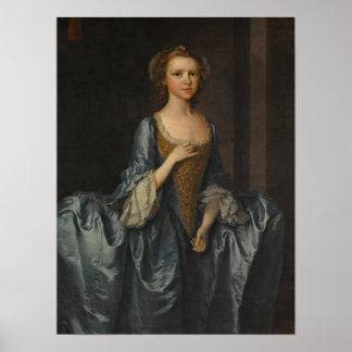 Poster Retrato Da Sra. Hibbert, Quando Uma Garota