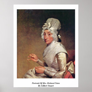 Pôster Retrato da Sra. Richard Yates Gilbert Stuart