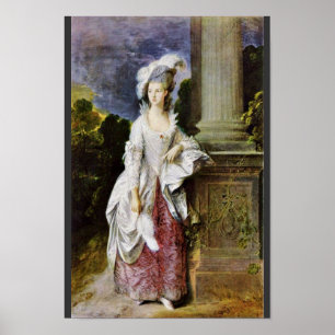 Pôster Retrato da Sra. Thomas Graham Thomas Gainsboro