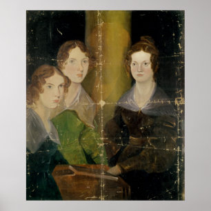 Pôster Retrato das irmãs de Bronte, c.1834