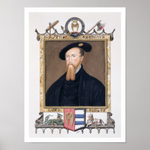 Poster Retrato de 1508-49) øs Baron de Thomas Seymour (d