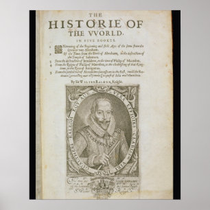Pôster Retrato de 1554-1618) títulos p do senhor Walter