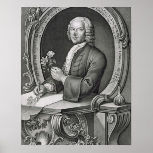Pôster Retrato de 1710-70) engrav de Georg Dionysius