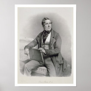 Pôster Retrato de 1796-1864) frontispiece de David
