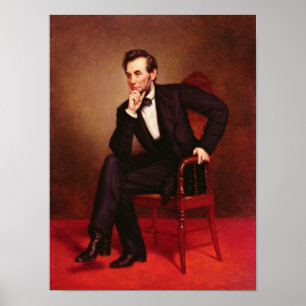 Poster Retrato de Abraham Lincoln