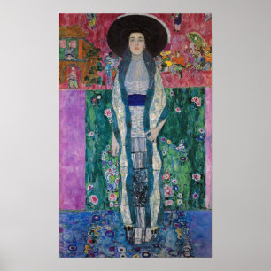 Poster Retrato de Adele Bloch Bauer, Gustav Klimt