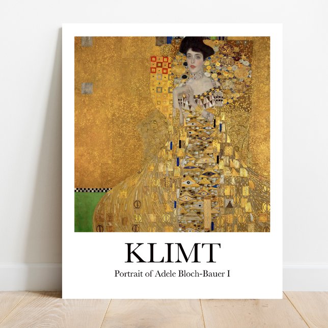 Poster Retrato de Adele Bloch-Bauer I por Gustav Klimt (Golden Lady: Klimt's Adele. Luxe art poster)
