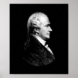 Poster Retrato de Alexander Hamilton