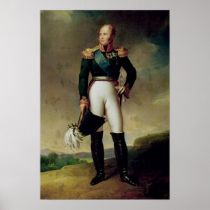 Pôster Retrato de Alexander mim 1814