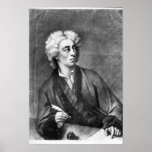 Pôster Retrato de Alexander Pope