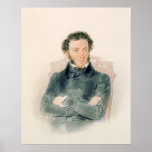 Poster Retrato de Alexander Pushkin 1836