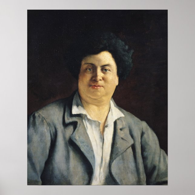 Pôster Retrato de Alexandre Dumas pere , 1878 (Frente)