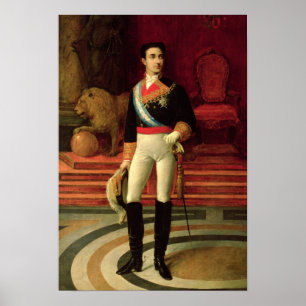 Poster Retrato de Alfonso XII 1876