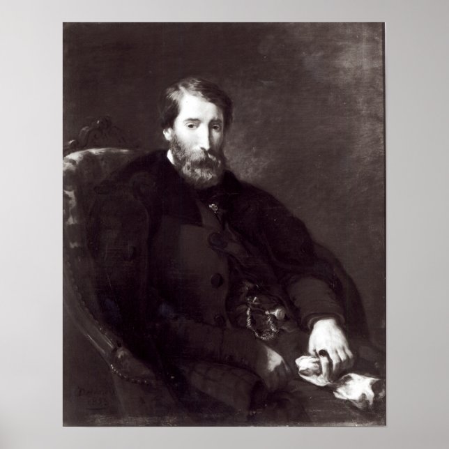 Pôster Retrato de Alfred Bruyas (Frente)