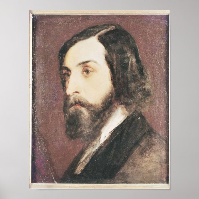 Pôster Retrato de Alfred de Musset (Frente)