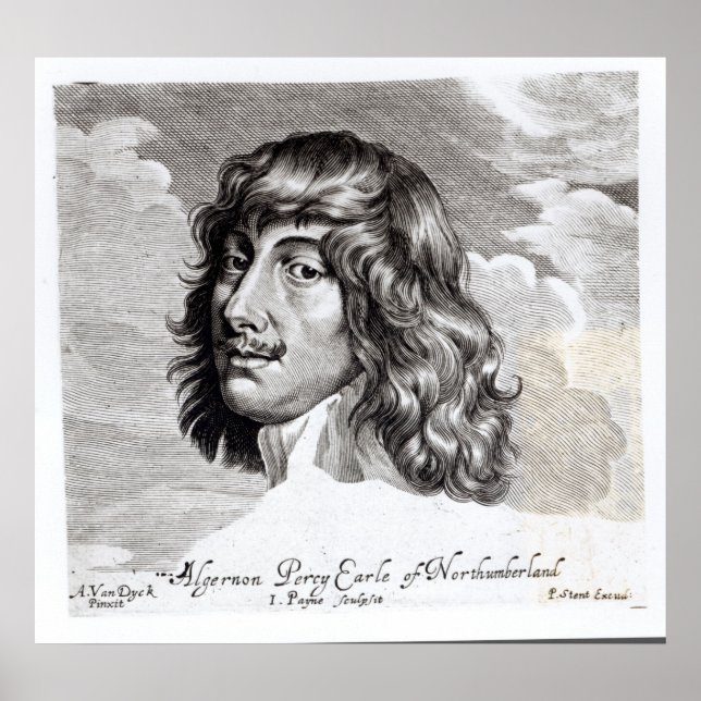 Pôster Retrato de Algernon Percy (Frente)