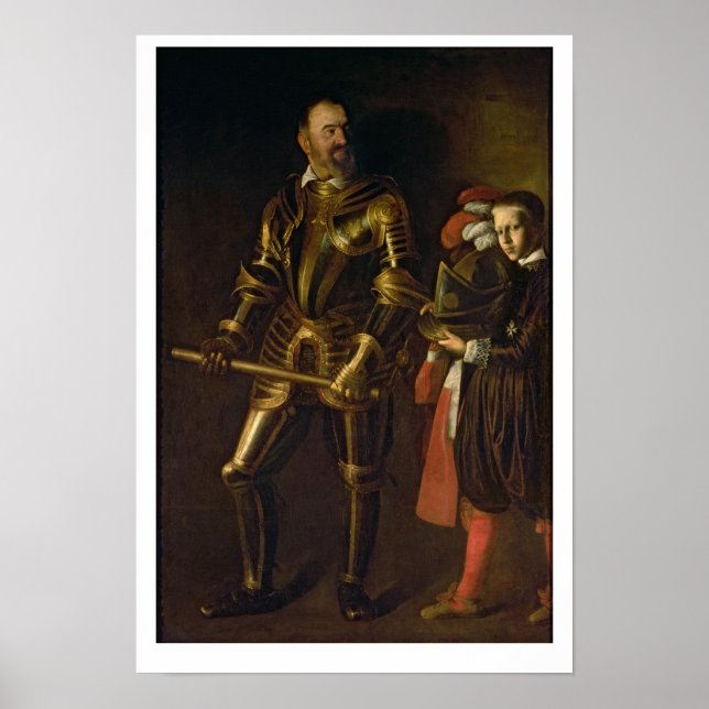 Pôster Retrato de Alof de Wignacourt, Grande Mestre (Frente)