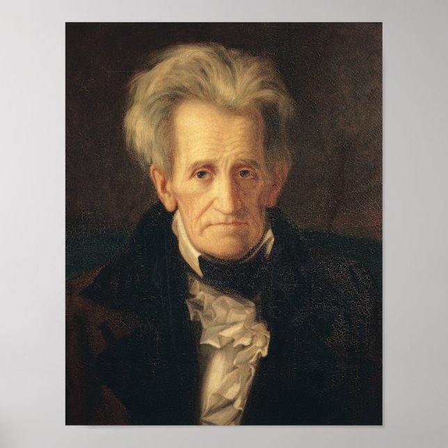 Pôster Retrato de Andrew Jackson (Frente)