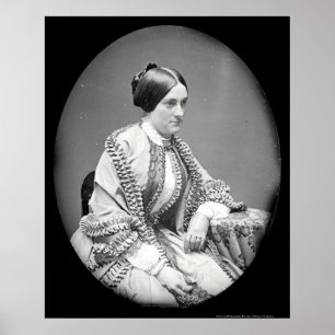 Pôster Retrato de Ann "Nannie" Macomb Daguerreotype 1850