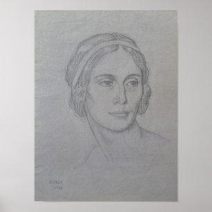 Pôster Retrato de Anna Pavlova, 1908