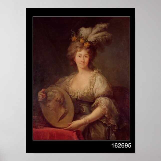 Pôster Retrato de Anne Biron Princesa de Courland (Frente)