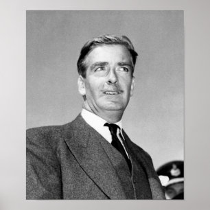 Poster Retrato de Anthony Eden - Conferência de Potsdam 1