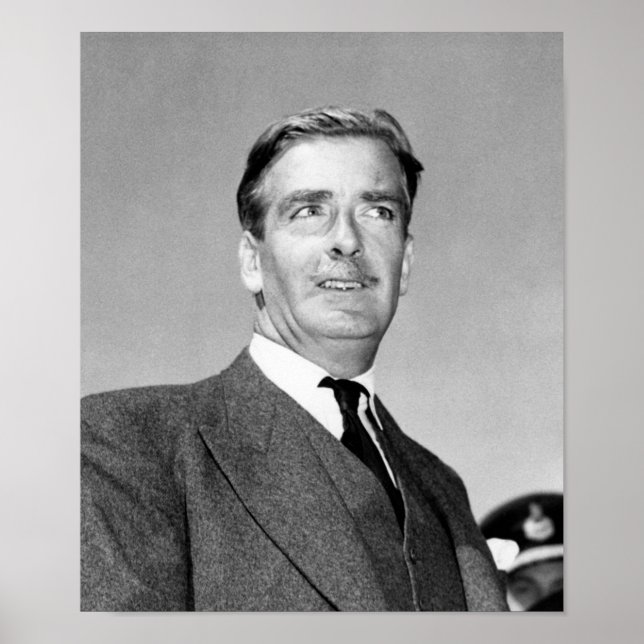 Poster Retrato de Anthony Eden - Conferência de Potsdam 1 (Frente)