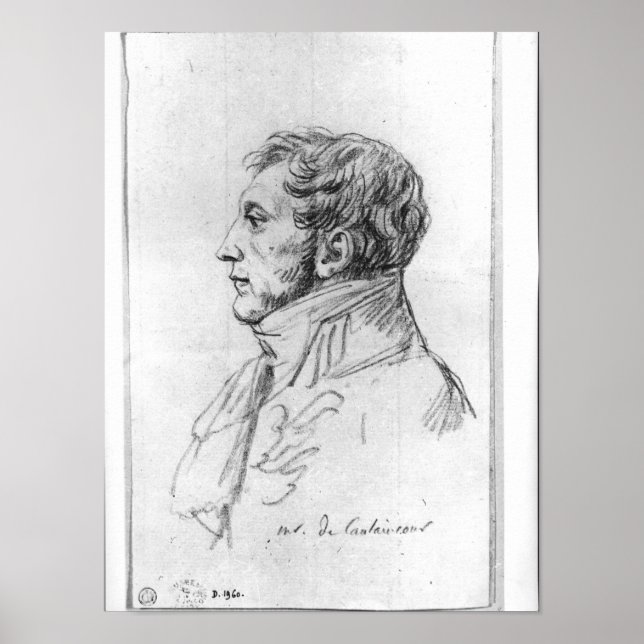 Pôster Retrato de Armand Augustin Louis (Frente)