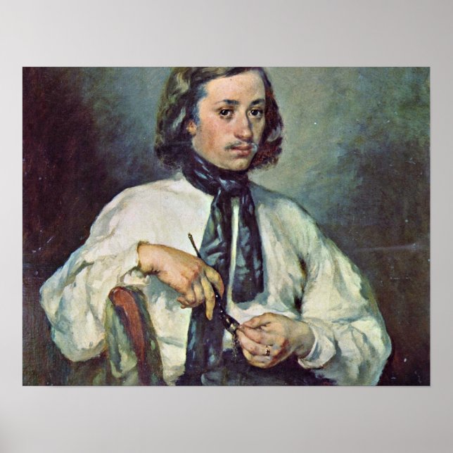 Poster Retrato de Armand Ono, por Millet Jean-Francois (Frente)